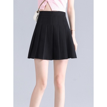 新款女士百折裙时尚短裙小女生百搭半身裙淑女夏装短裙