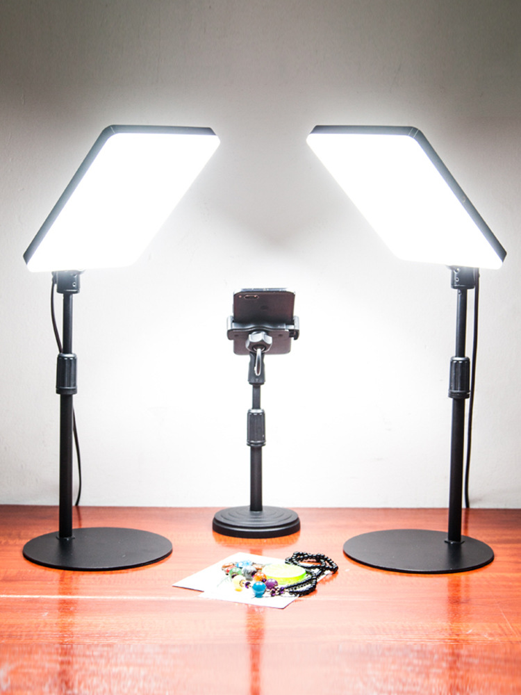 美食补光灯拍摄灯淘宝直播间柔光摄影棚专业设备小型桌面俯拍室内