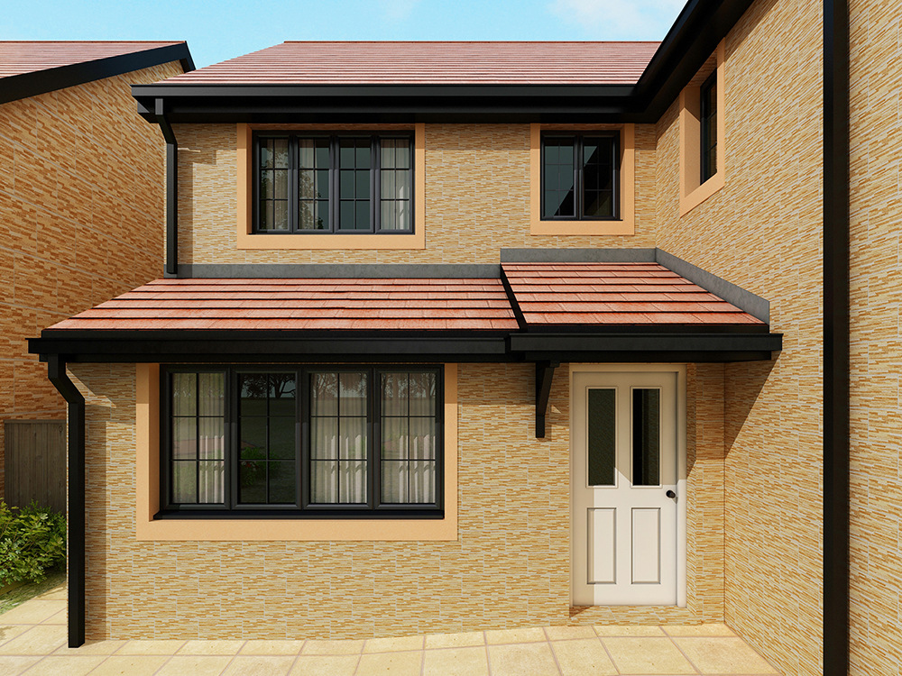 福建外墙砖3d高清喷墨外墙砖200x400凹凸别墅釉面瓷砖20*40mm