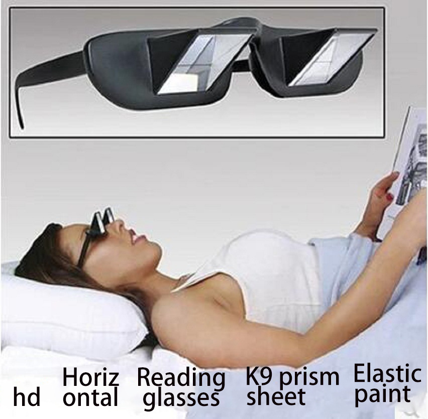 夏季玻璃镜片超高清黑色眼镜近视带病人卧式眼镜懒人阅读方框眼镜