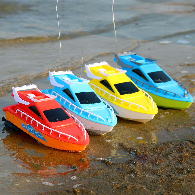 海上游艇儿童电动模型遥控船持久续航高速赛快艇互动男孩女童玩具