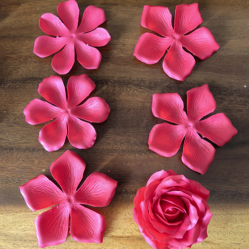 厂家供应6层波浪玫瑰香皂花片 DIY手工材料花片 肥皂花瓣 批发