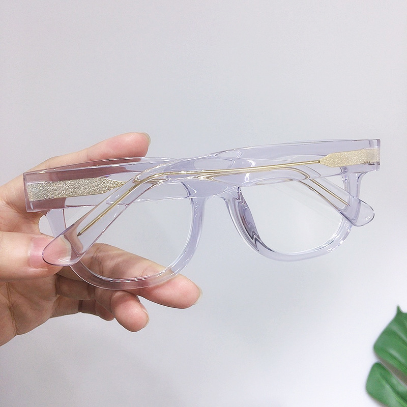 gm防蓝光素颜神器眼镜女显瘦方框板材平光镜男潮网红同款可配近视