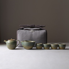 棉布收纳布包春泥加厚素色台湾布袋整套功夫茶具收纳旅行大布包