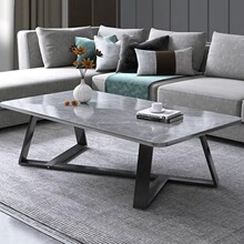 茶几桌客厅家用现代轻奢小户型办公室用简约沙发2023新款岩板桌子