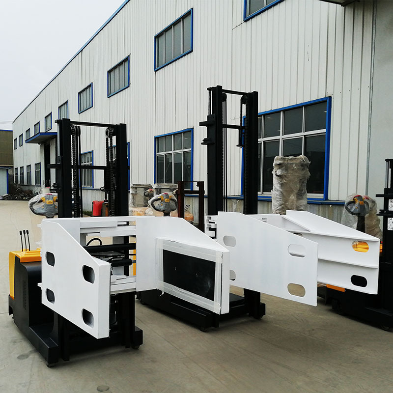 全电动抱夹叉车自动夹包机360翻转软抱纸筒布卷夹冰箱电器夹抱车