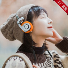 WhatPlus RETRO复古头戴式便携时尚无线蓝牙耳机送礼物跨境新品