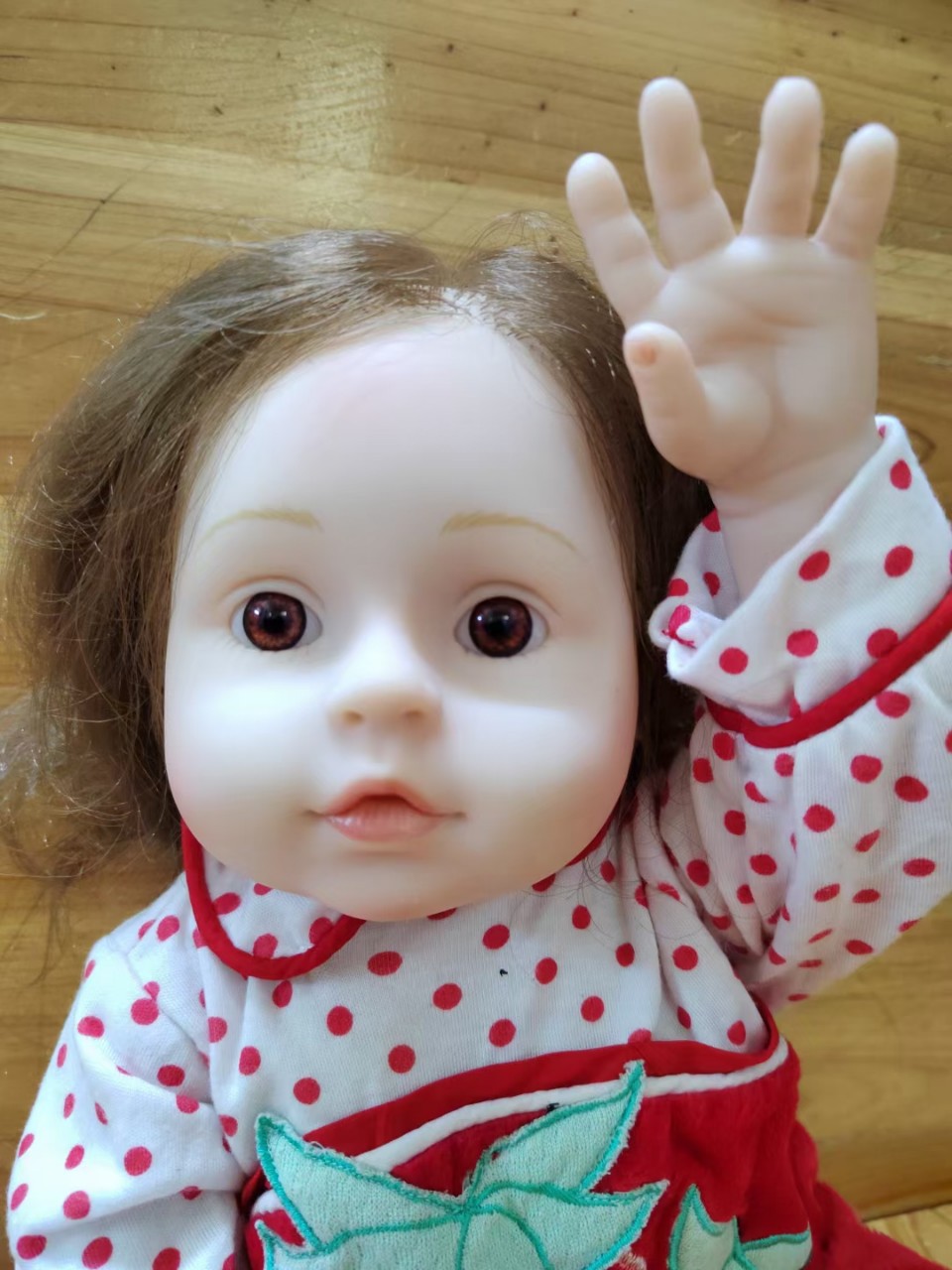 散货重生娃娃全身软胶仿真婴儿洋娃娃女孩46cm 带衣服-阿里巴巴