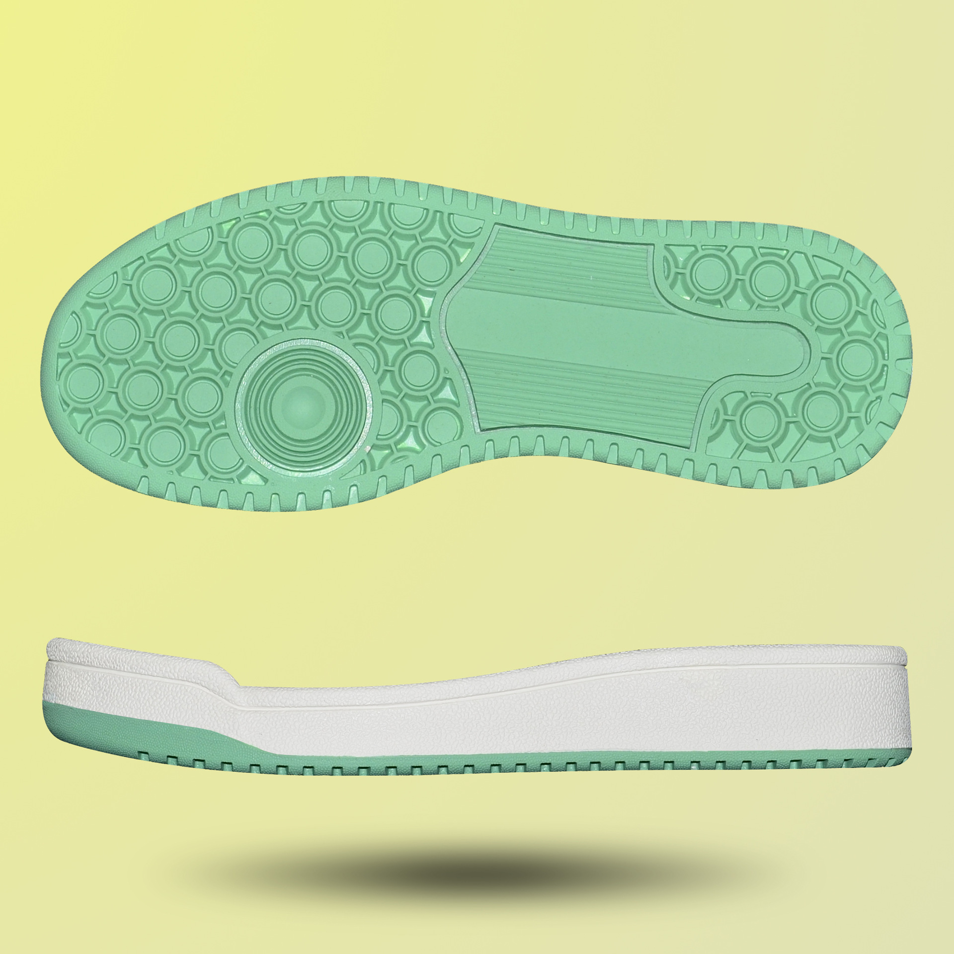 运动休闲男女款小白鞋滑板鞋橡胶鞋底 rubber sole 橡胶大底