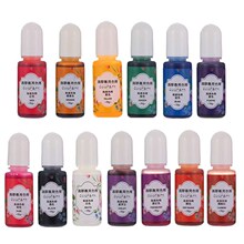 13 Colors Epoxy UV Resin Coloring Dye Liquid Epoxy Pigment跨