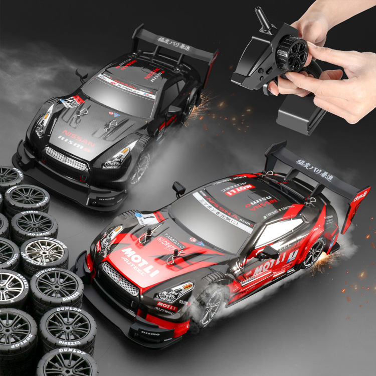 Amazon RC Cars Remote Control Car High-Speed Four-Wheel Drive Drift Boy Car Toy Racing Sports Car GTR Cross-Border