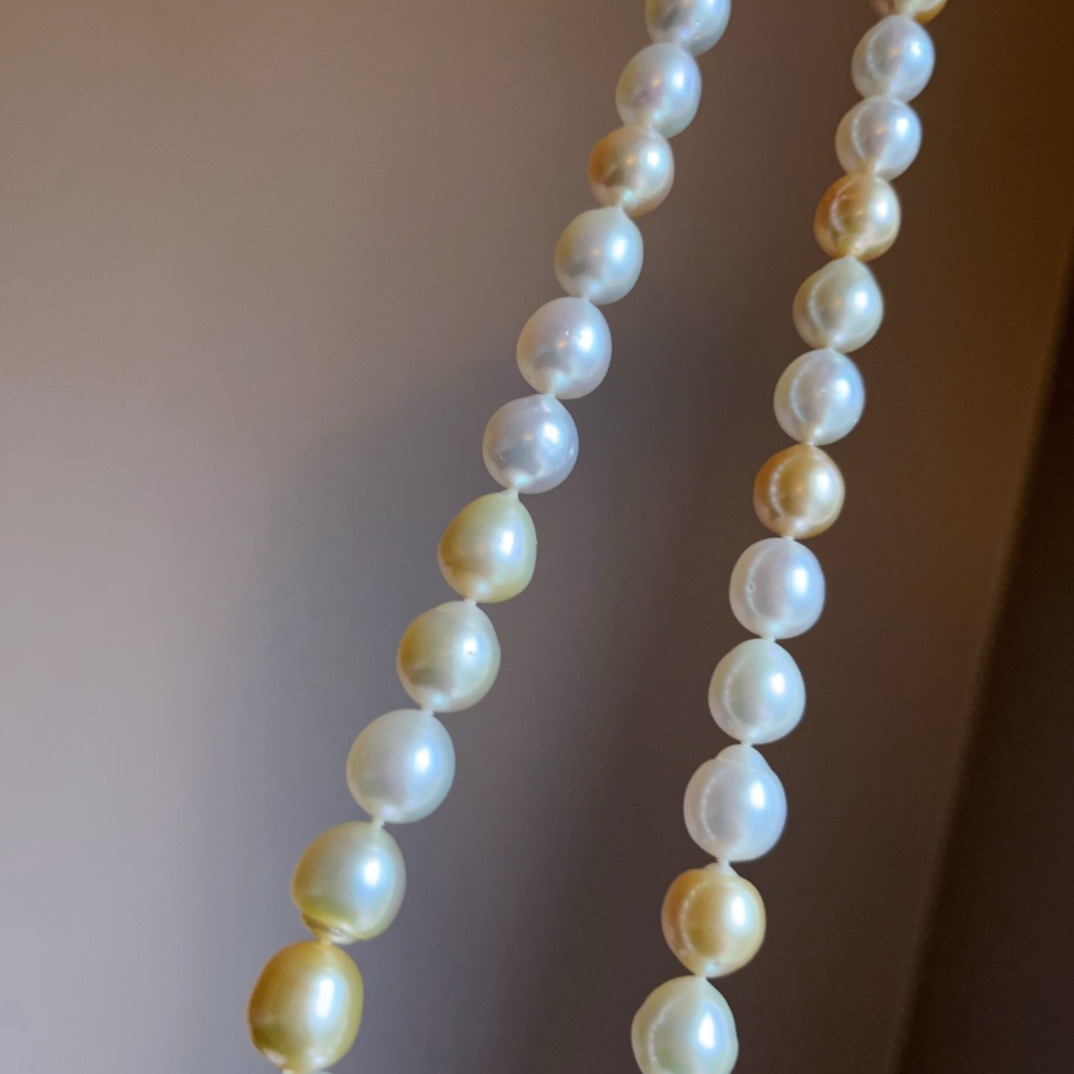 5mm天然海水项链混彩双色南洋金珠澳白气质优雅正品-阿里巴巴