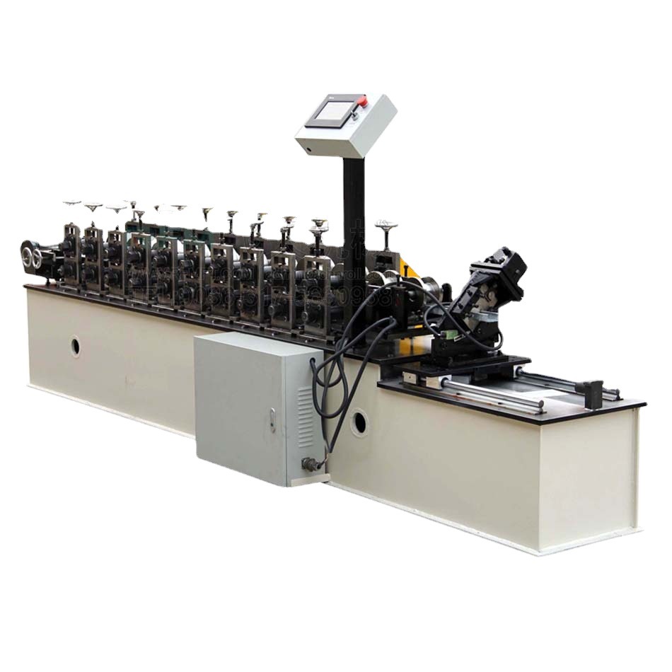 全自动吊顶卡式龙骨成型机生产冲花u型龙骨机快速成型