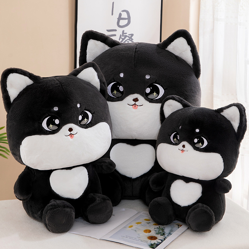 Online Red Hot Plush Toy Doll Black Cat Doll Cute Doll Plush Ornaments Black Series