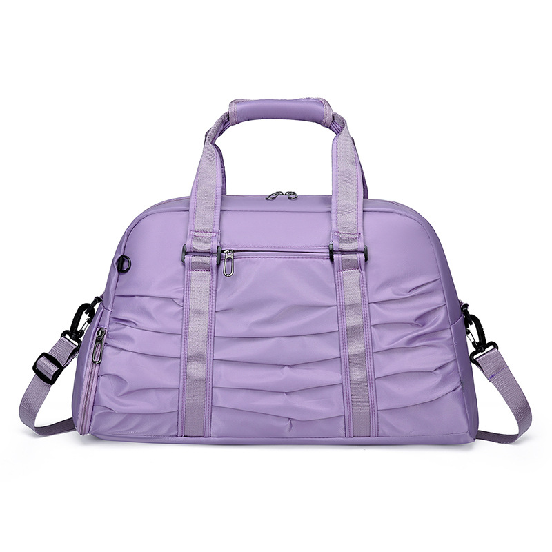 Cross-Border Travel Bag Large Capacity Gym Bag Portable Shoulder Sports Bag Short Distance Travel Bag Swim Bag Printable Logo