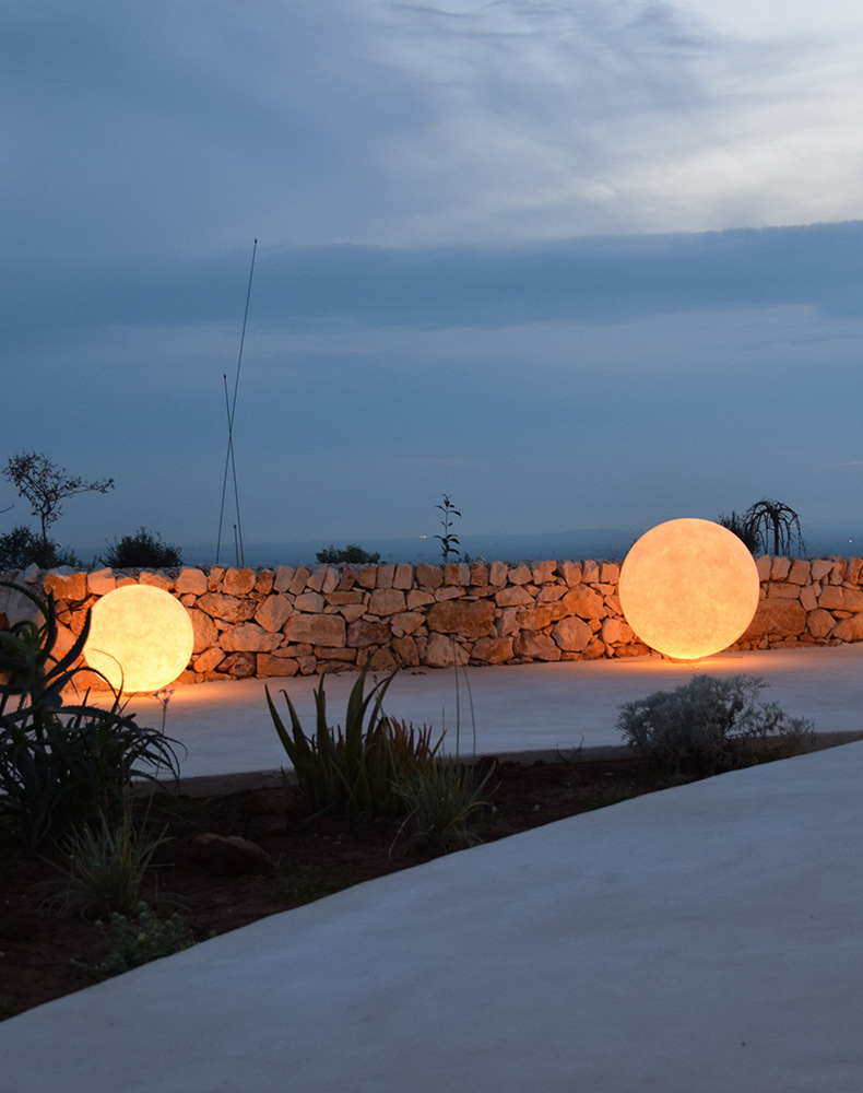 月球灯台灯户外公园花园草坪创意月亮工装展厅咖啡厅庭院落地灯具