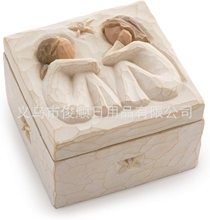 跨境新款 Strength Keepsake Box 纪念品收纳盒树脂居家装饰礼品