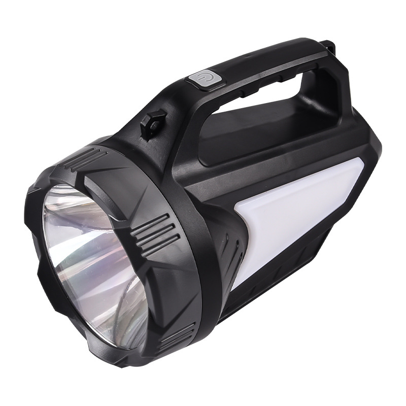 太阳能充电户外超亮大容量远射led家用耐用巡逻矿手提探照灯-阿里巴巴