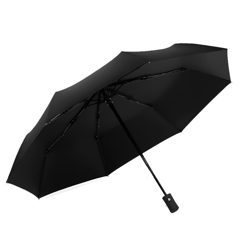 Folding Automatic Sun Umbrella Unisex Vinyl Sun Protective UV Protection Dual-Use Advertising Printing Umbrella Sunny Umbrella