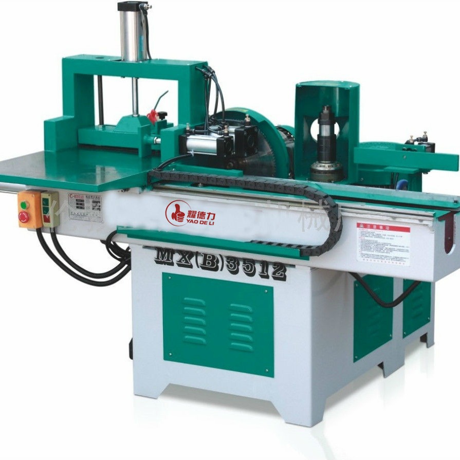 耀德鑫mxb3512气压式半自动梳齿榫开榫机木工梳齿机接木机