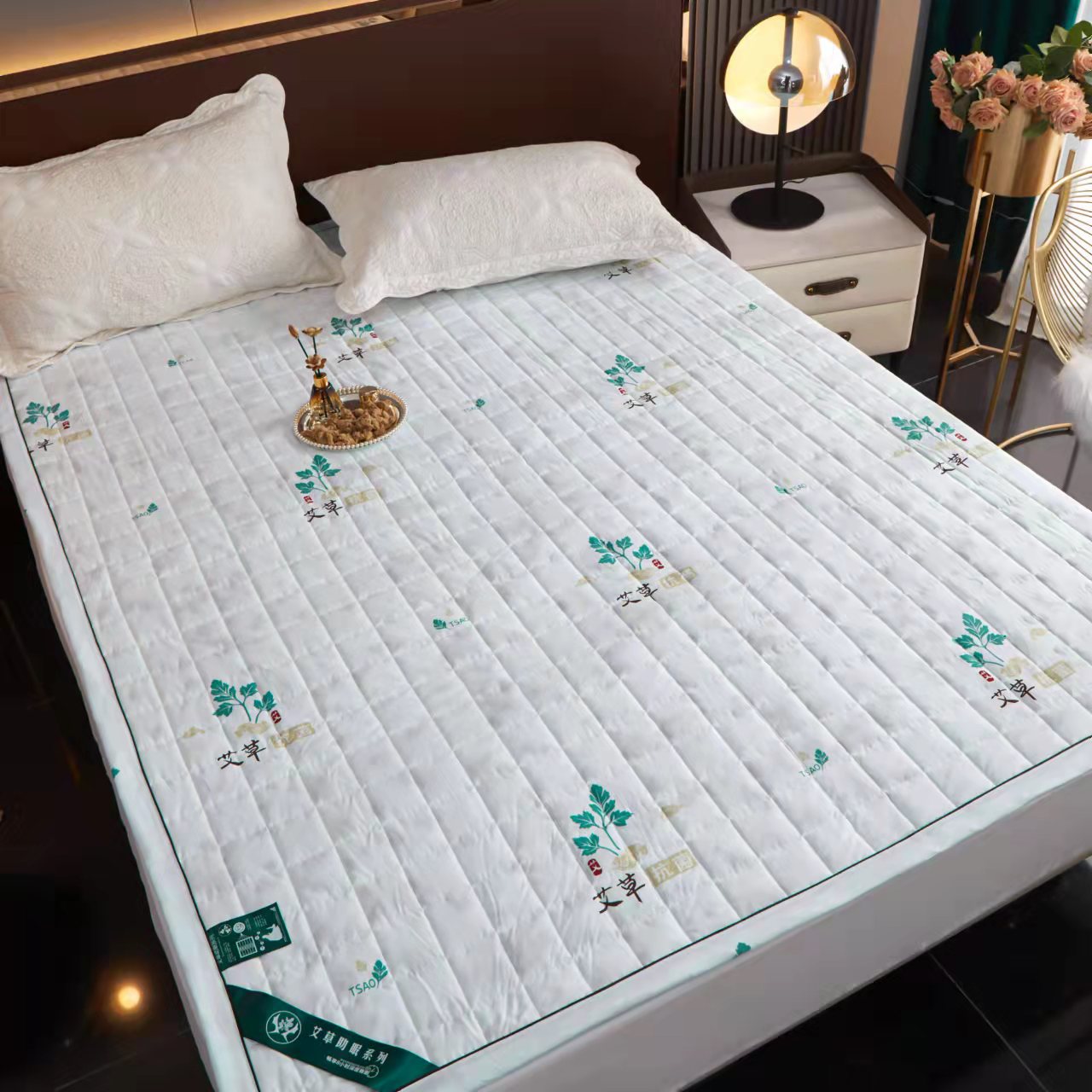 艾绒夏凉被纯艾绒艾草空调被床垫家用夏季被子一件代发送礼礼品