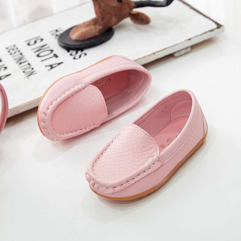 Foreign Trade Children's Leather Shoes Parent-Child Peas Shoes Boys and Girls Pumps Princess Dance Performance Shoes Baby Korean Casual Shoes