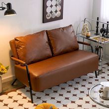 复古沙发出租房屋服装店简易公寓客厅网红双人三人新款小户型沙发