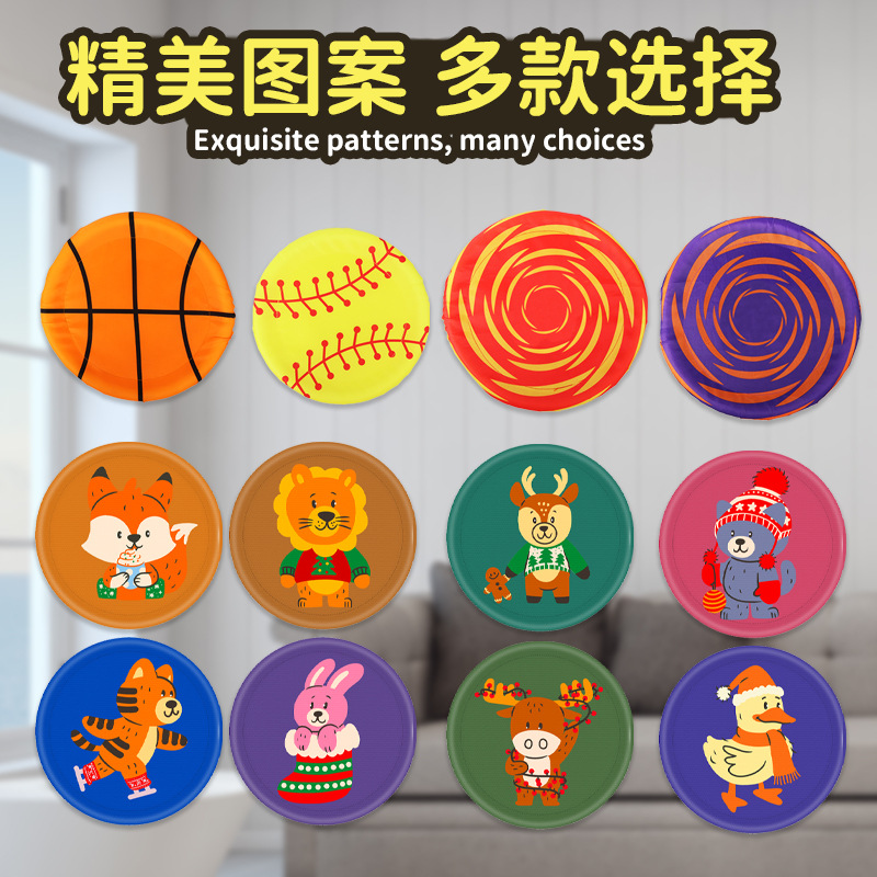 Frisbee Children 34G Summer Outdoor Beach Sports Toys Plastic Pet Dog Game round Frisbee Wholesale