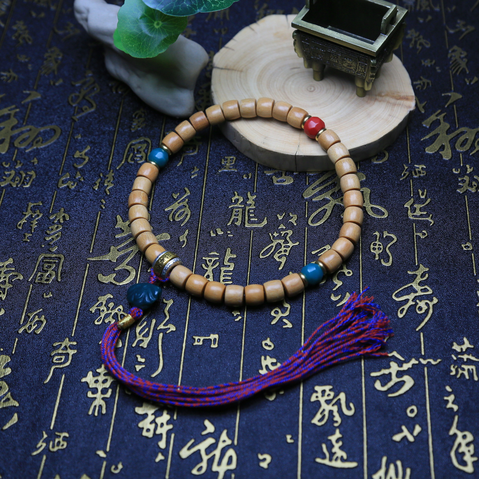 天然药檀直切珠原创diy手链文玩佛珠手串绕指柔手捻盘玩送礼-阿里巴巴