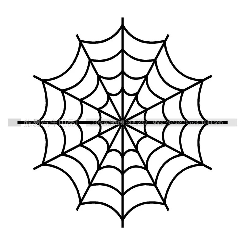 卡通蜘蛛网时尚车窗贴纸乙烯基贴纸1659-阿里巴巴