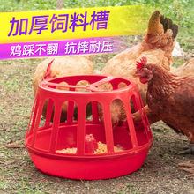 喂鸡食槽养鸡神器鸡笼喂食器养殖设备饲料桶自动饮水器喂鸡盆家用