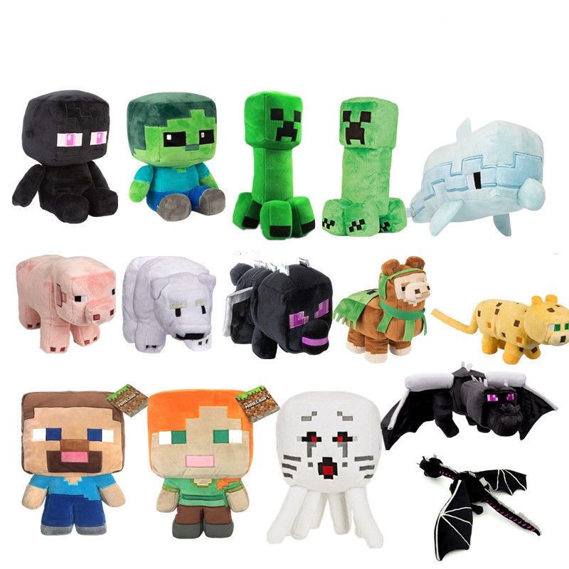 我的世界minecraft warden监守者苦力怕玩偶毛绒公仔便宜-阿里巴巴