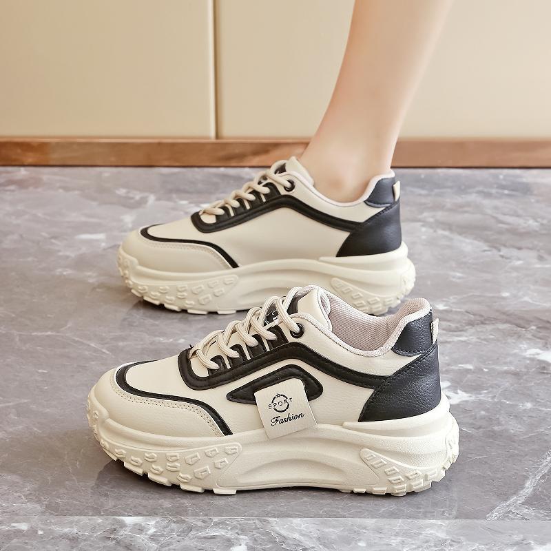 d510运动单鞋女潮鞋鞋子平底英伦春秋轻便休闲冲锋舒适新款大码