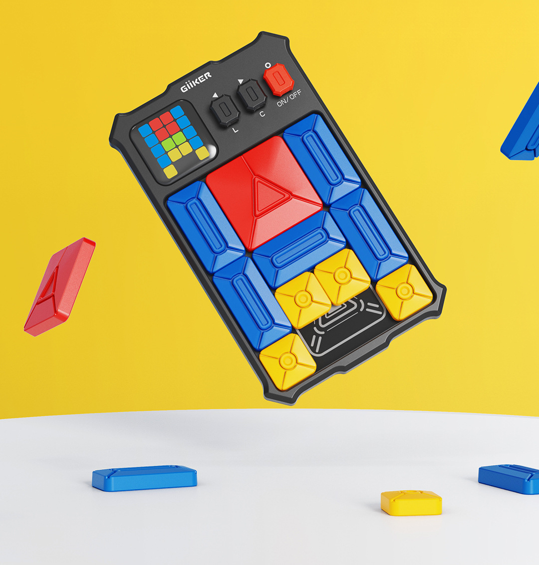 预售giiker计客超级华容道儿童磁力滑动拼图学生成人逻辑思维益智