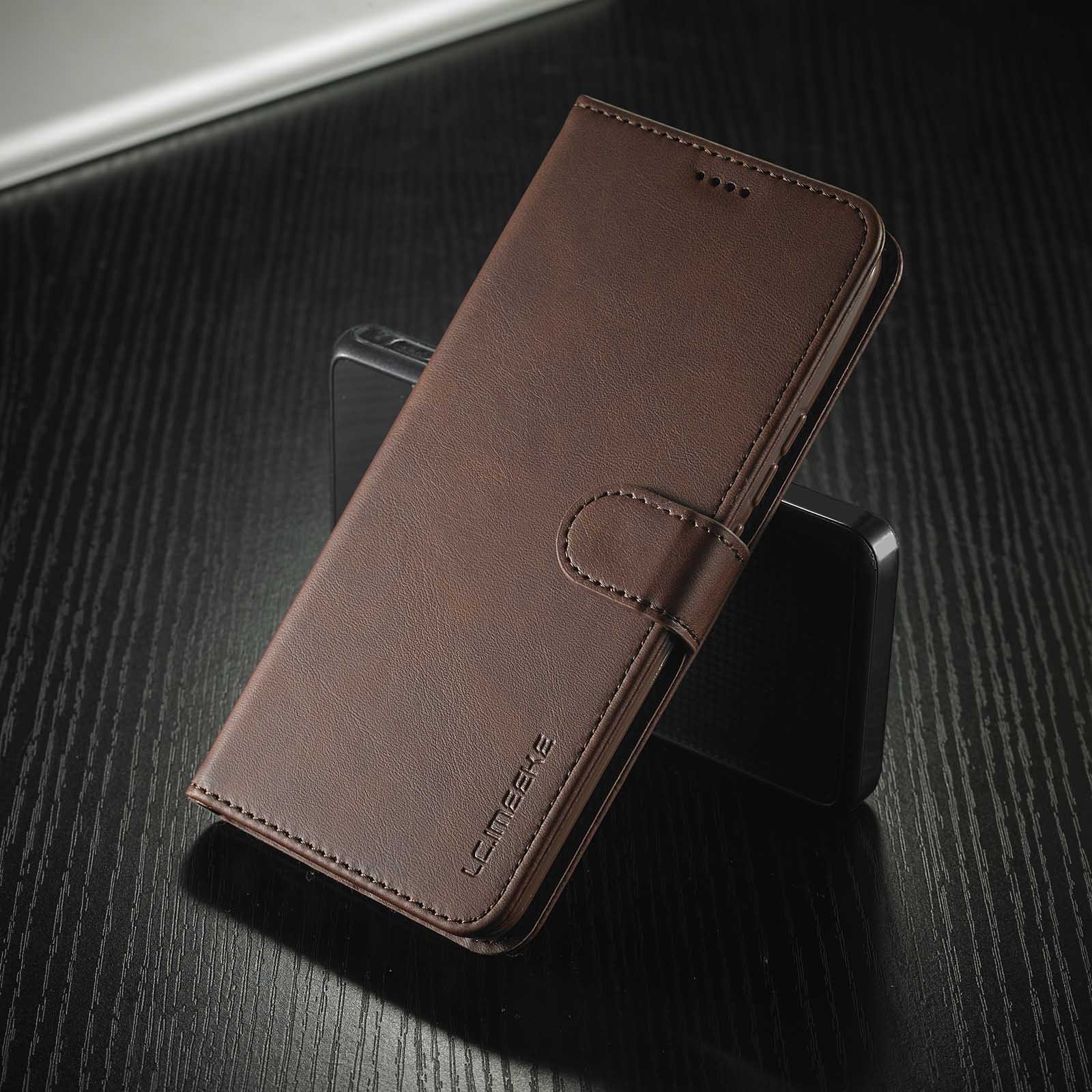 适用华为mate30手机壳p40插卡皮套p20翻盖nova9保护套mt10小牛纹