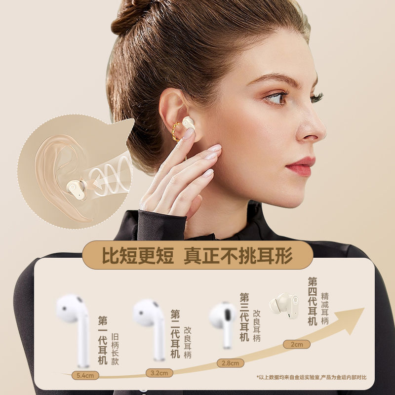 新款无线蓝牙耳机半入耳式高音质低延迟降噪