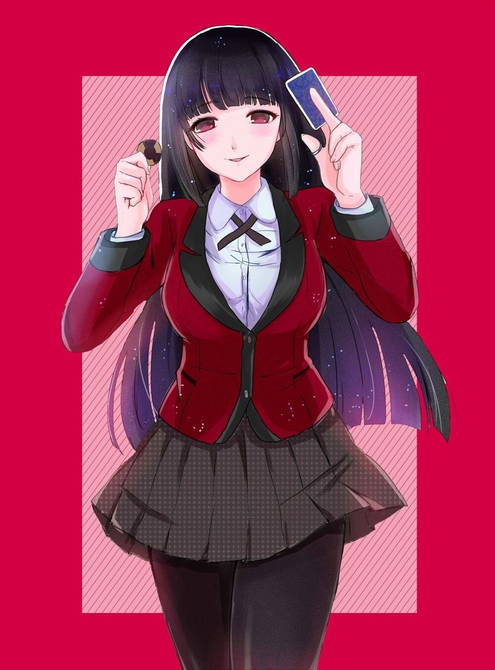 狂赌之渊cos服黄泉月露娜假发女校服动漫cosplay服装蛇喰梦子套装