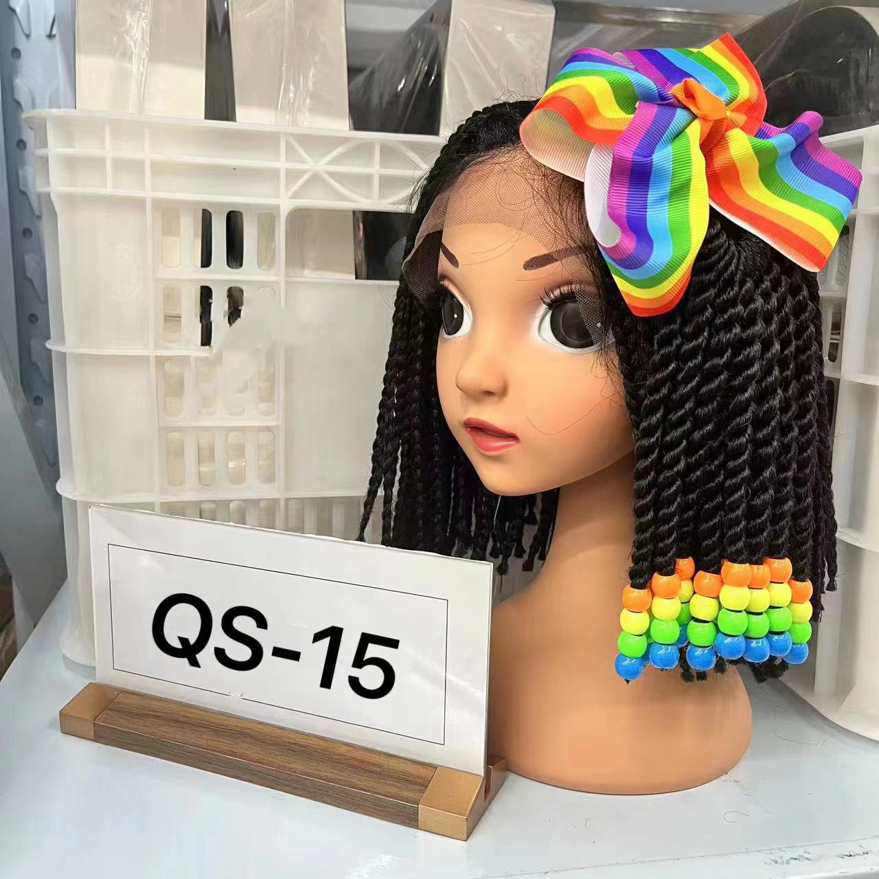 Factory Direct Sales African Hot Sale Children's Dreadlocks Beads Ponytail Accessories New Children's Wig Hair Accessory for Ponytail Hair Band