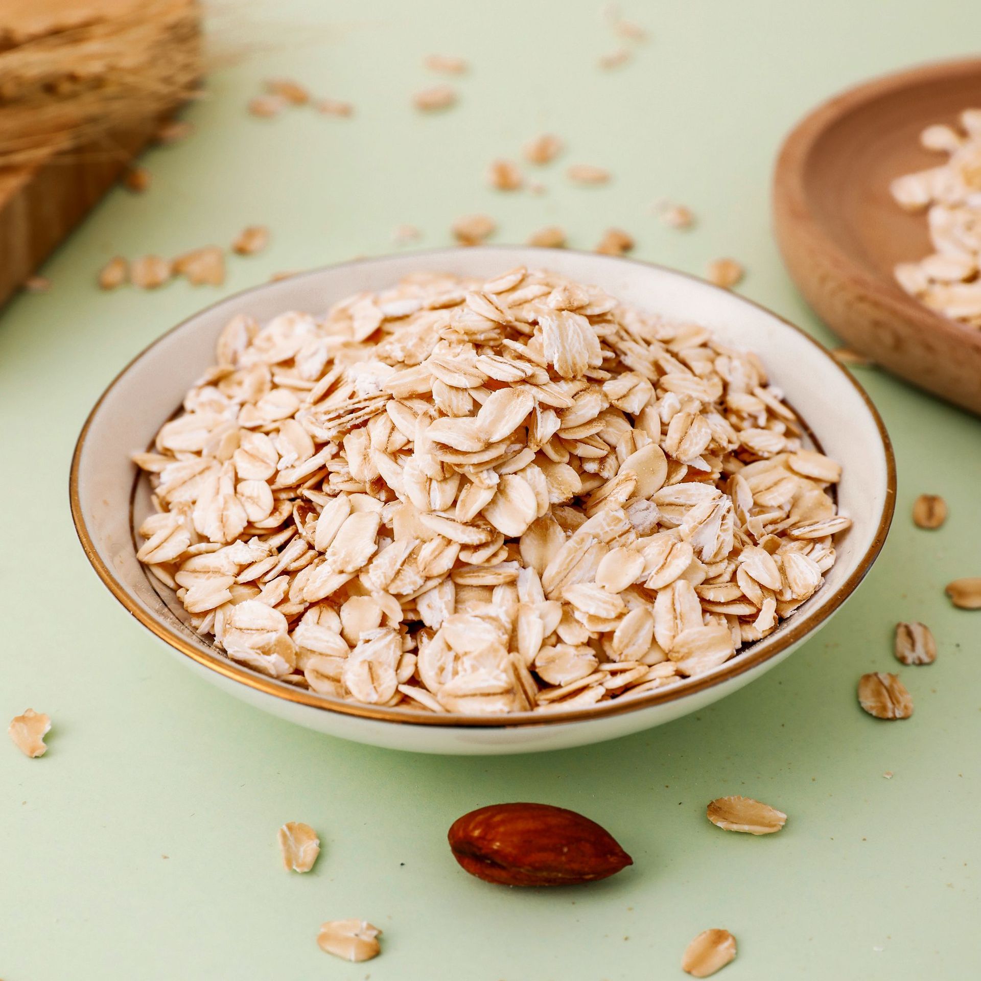理想澳洲原粮进口纯燕麦片即食煮泡燕麦大片全粒纯燕麦片 25kg/袋