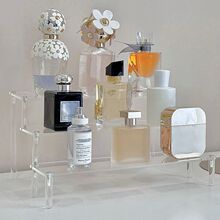 Acrylic Makeup Display Stand Clear Perfume Doll Jewelry Show