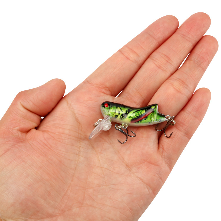 4.1g仿生鱼饵蝗虫微物小米诺仿真蚂蚱假饵路亚饵渔具蚂蚱鱼饵