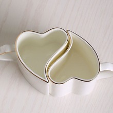 咖啡杯碟陶瓷纯白欧式下午茶骨瓷咖啡杯套装创意咖啡杯印logo