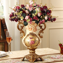 欧式陶瓷花瓶摆件客厅插花精致家居装饰创意乔迁新房结婚礼物