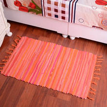 编织棉碎布条吸水地毯厨房客厅地垫茶几卧室床边榻榻米地垫批