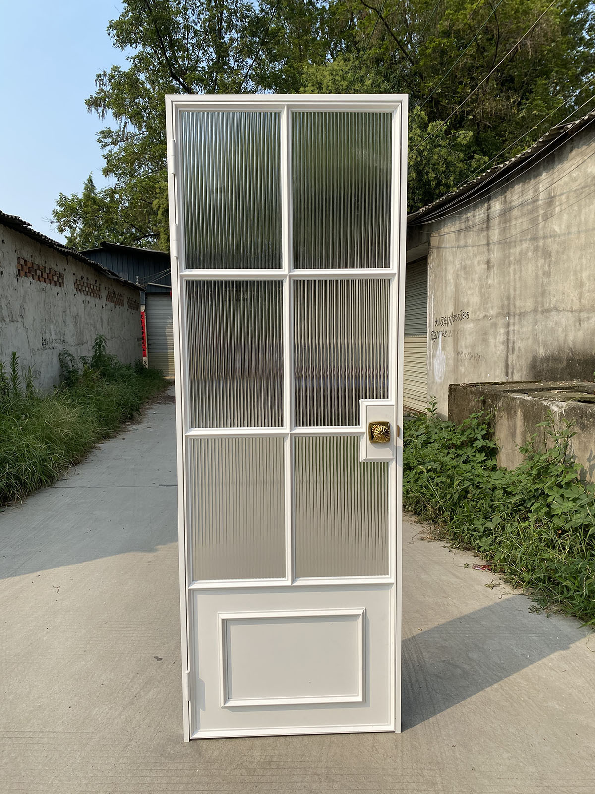 厨房卫生间复古老钢窗铁艺细边平开门玻璃推拉门隔断阳台客厅双开