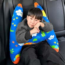 儿童汽车头枕卡通车载抱枕后排颈枕车内靠枕车上睡觉神器内饰用品