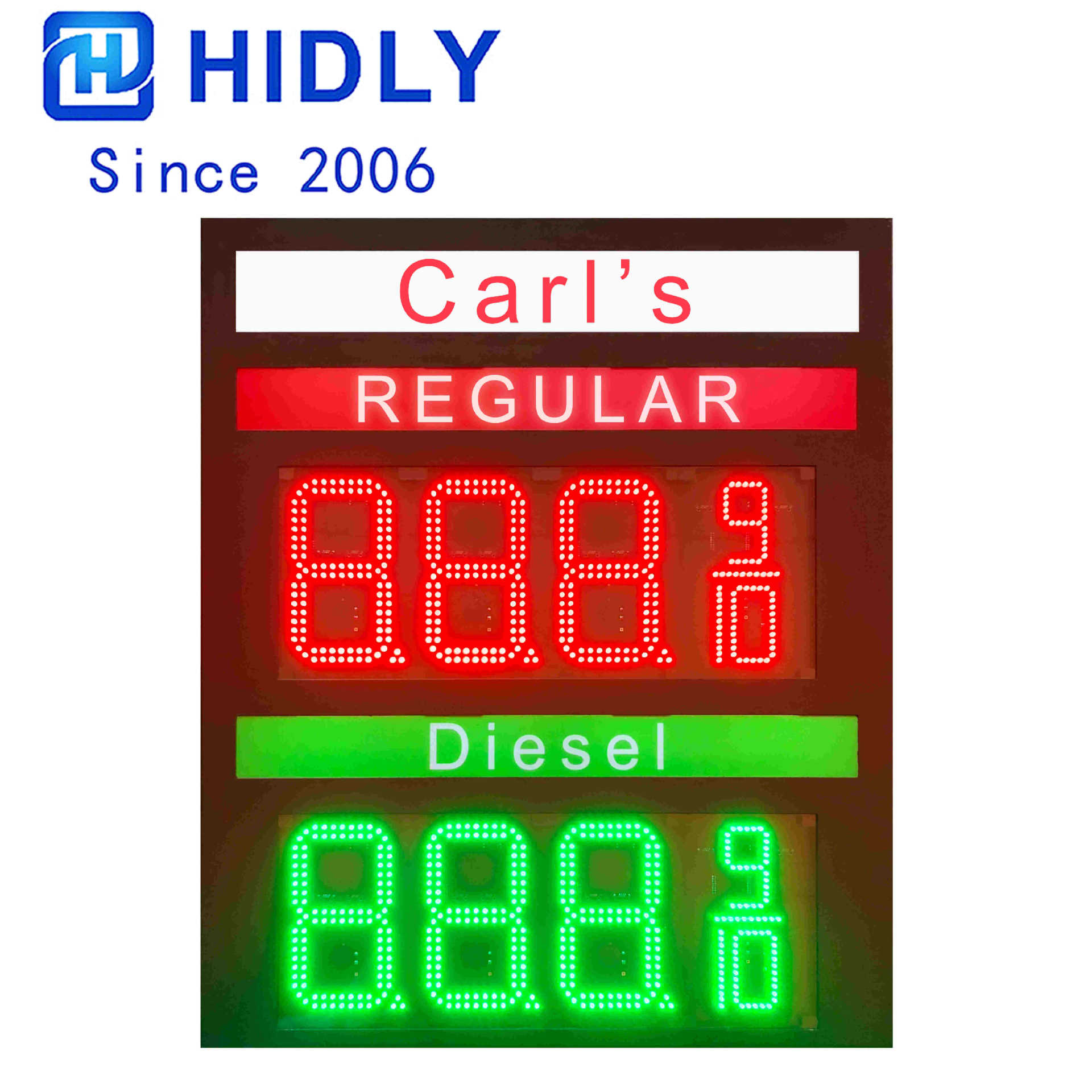 889/10 油价屏 加油站led油价显示屏|美式油站价格牌-阿里巴巴