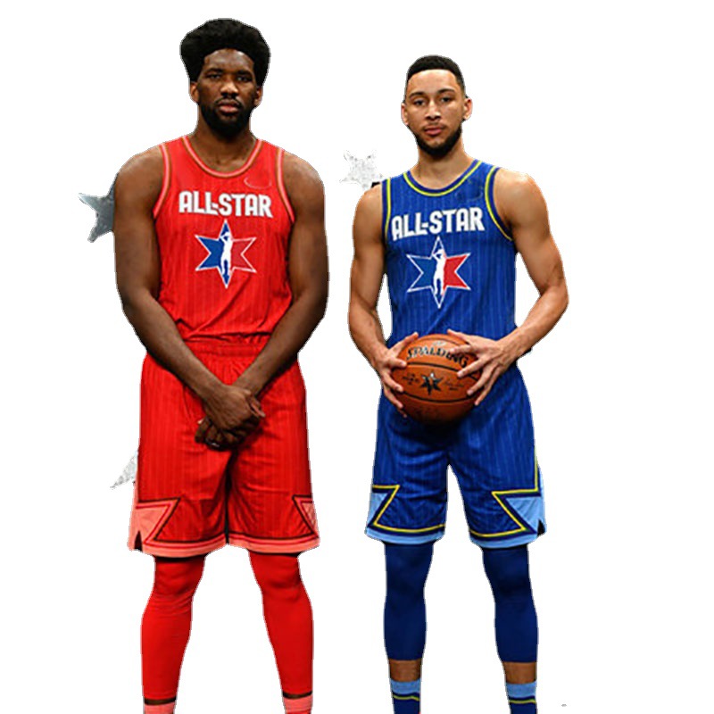 2021全明星篮球服套装男字母哥詹姆斯伦纳德球衣科比24号比赛队服