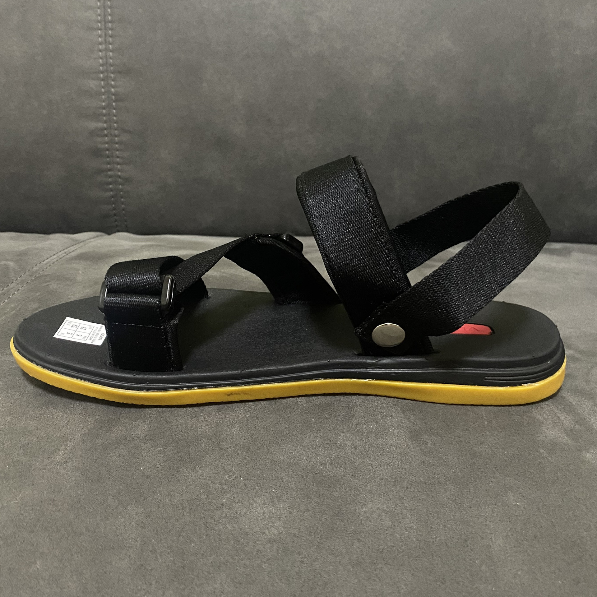 进口越南vento/奔兔男士两用凉拖鞋纯橡胶材质牛筋底防滑防水7277