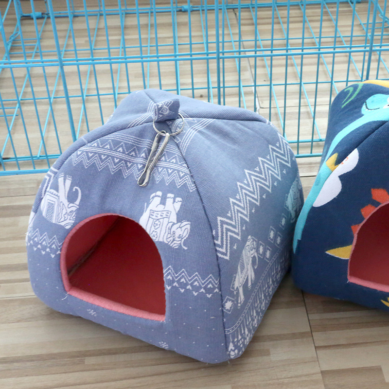 迷你仓鼠数立体窝松鼠窝蜜袋鼯花枝荷兰猪龙猫金丝熊用品悬挂窝